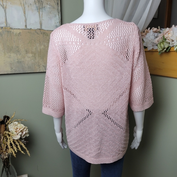Dusty Pink Knit Sweater - Picture 3 of 10